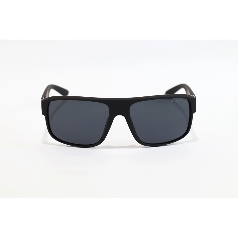 Hugo Boss 7011 Matte Black Rectangle Polarized Sunglasses