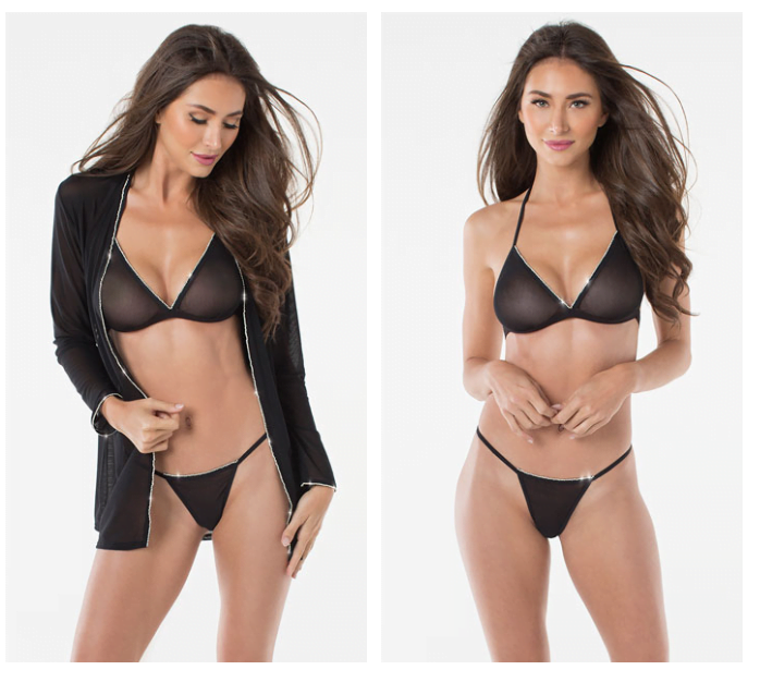 Irresistible Glitter Goddess Robe Set