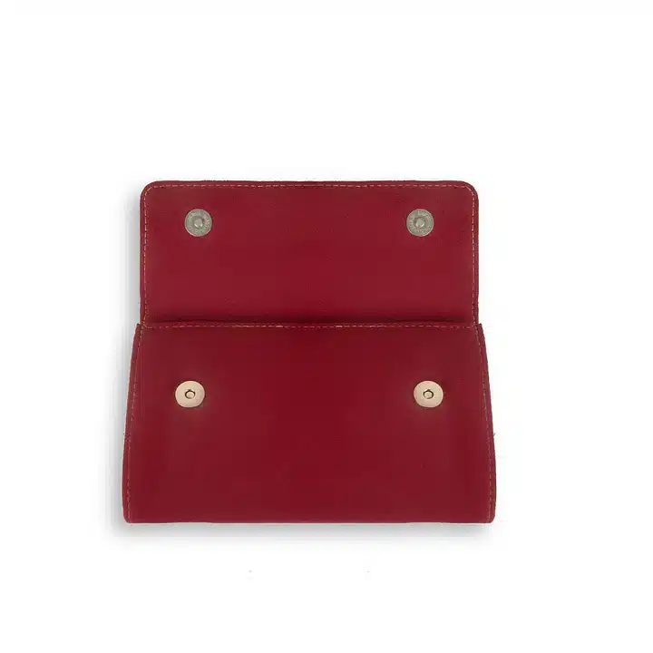 Stylish maroon clutch for women with lightweight design and premium look