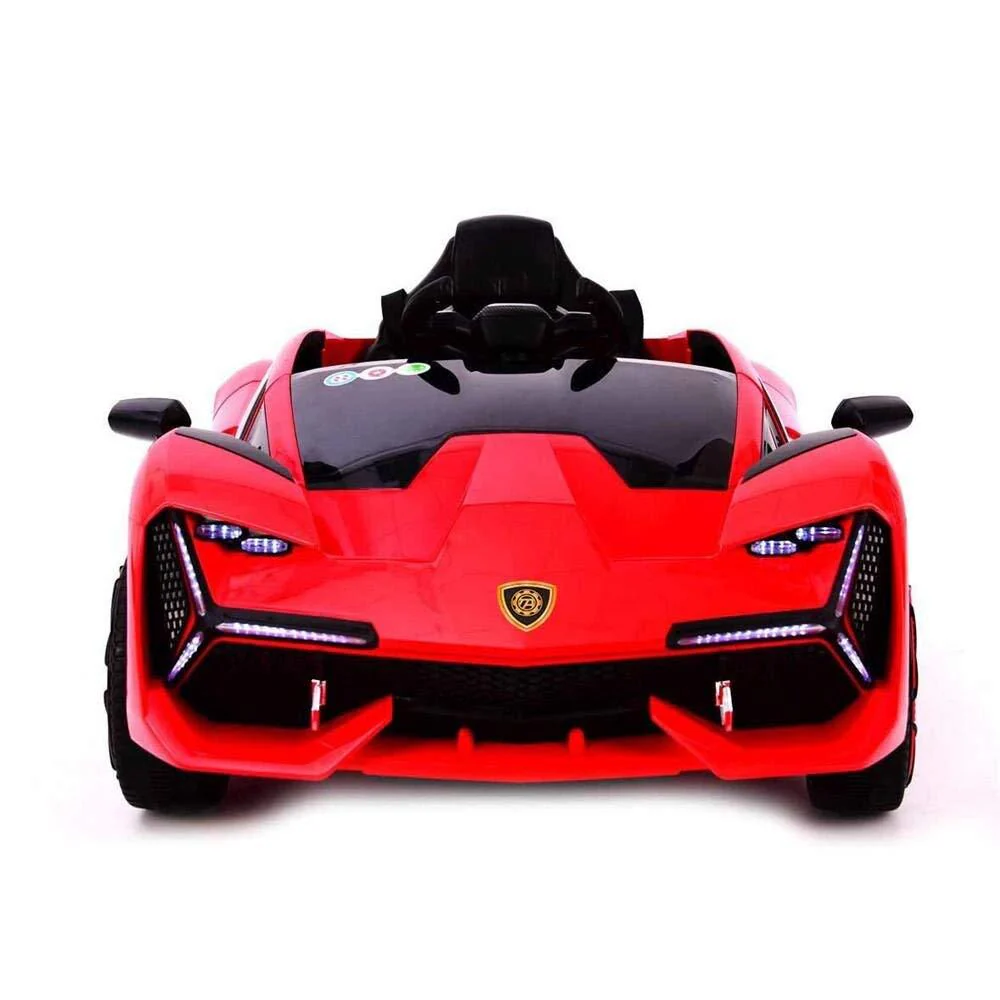 Lamborghini style kids ride on car promoting coordination and fun