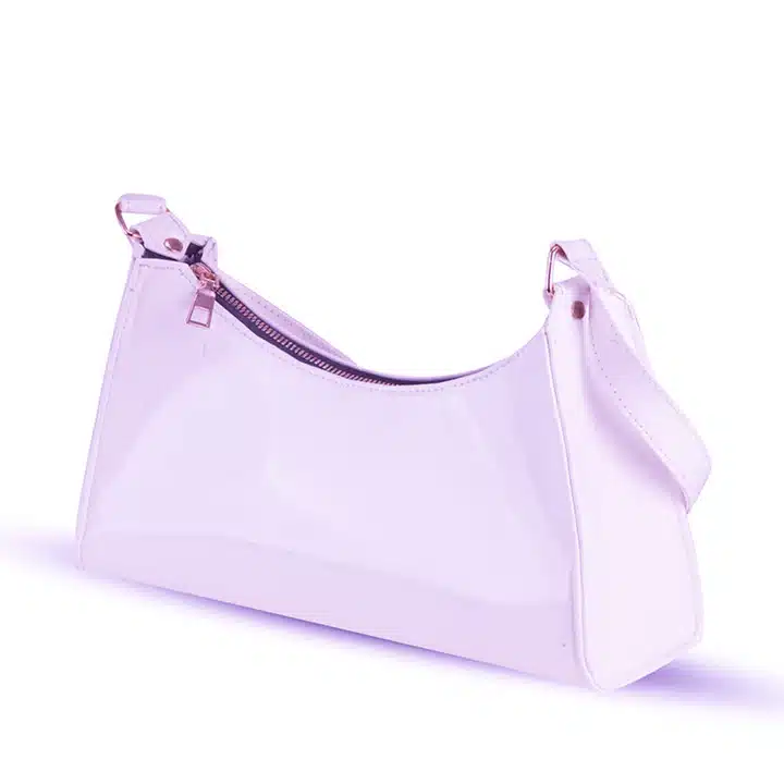Stylish lark lilac handbag with spacious interior and comfortable handles