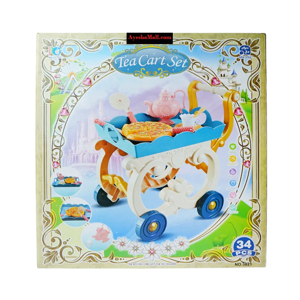 LittleSip Tea Cart Play Set – 3921