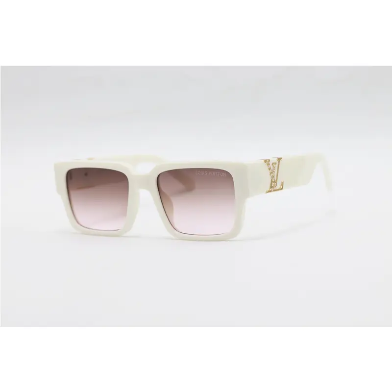 Louis Vuitton 8433 premium acetate rectangle sunglasses UV protection