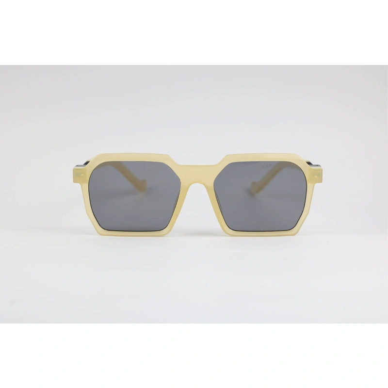 Marc Jacobs 8779 Cream Black Acetate Hexagonal Sunglasses