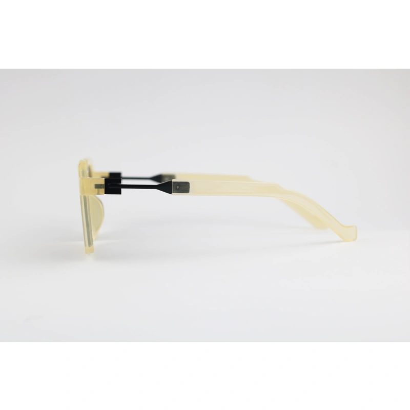 Marc Jacobs 8779 Cream Black Acetate Hexagonal Sunglasses elegant hexagonal sunglasses with bold designer style