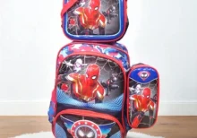 Marvel Spider-Man 3 Pc School Bag