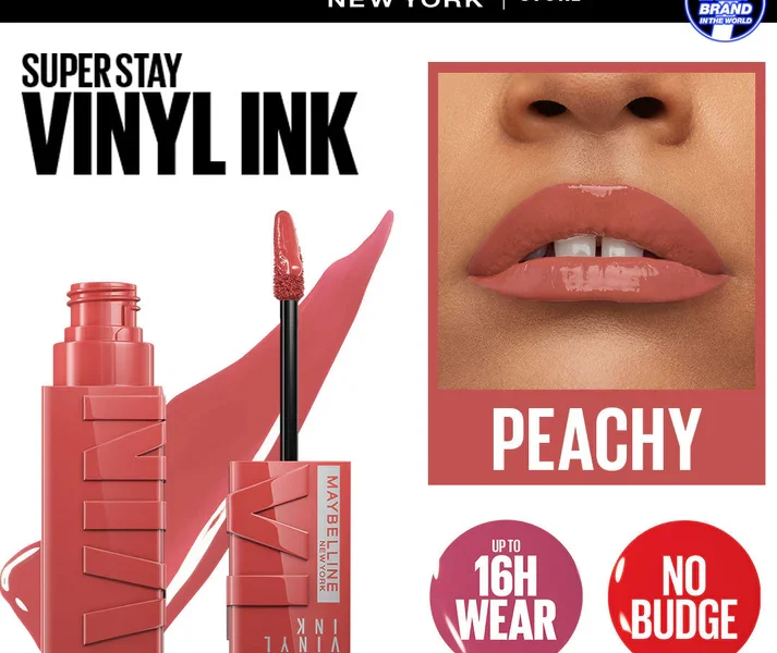 Maybelline Superstay Vinyl Ink – 15 Peachy