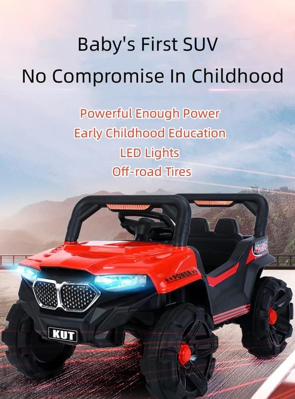 Momentum-Master Yzabelle SUV Ride-On Battery Operated Jeep for Kids