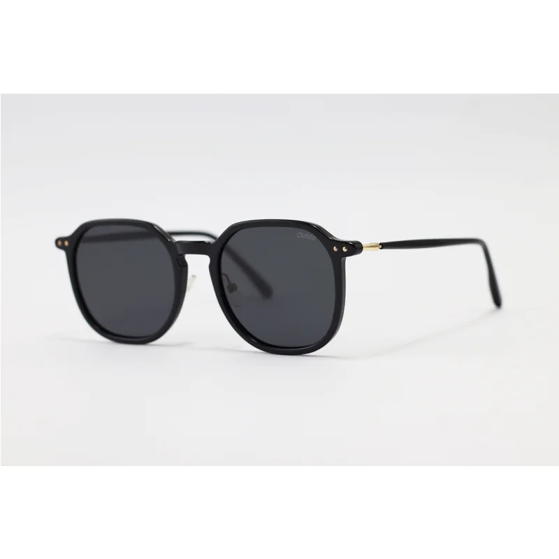 Moscot 32057 Black Acetate Polarized Sunglasses premium sunglasses with polarized lenses for glare reduction