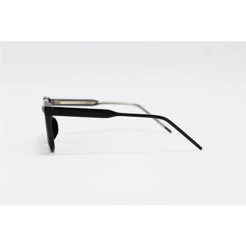 Moscot 9080 Black Green Rectangle Polarized Sunglasses premium polarized sunglasses with modern rectangular design