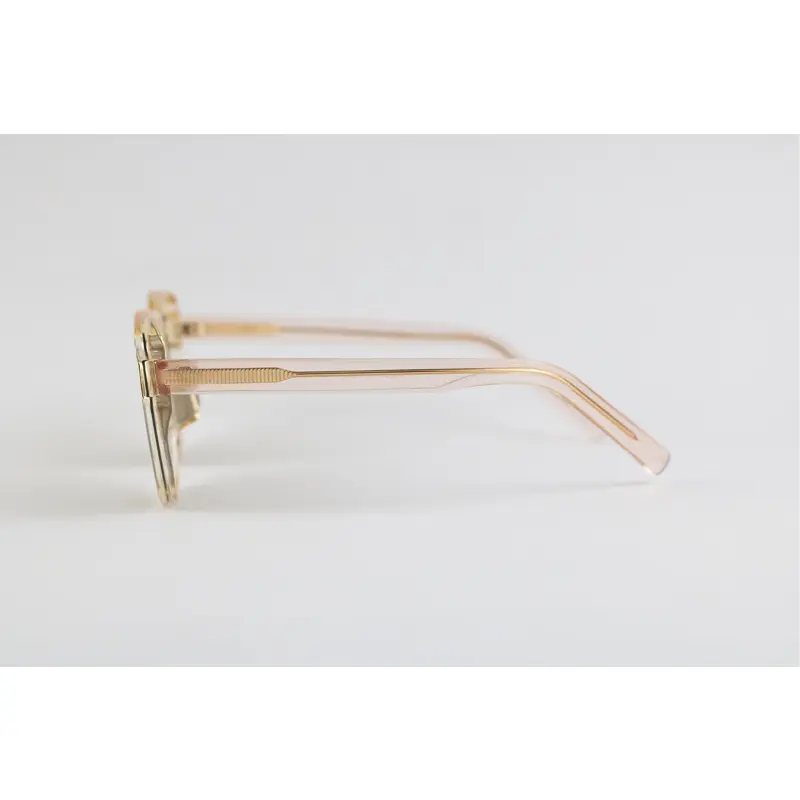 Moscot P-9025 Brown Translucent Polarized Sunglasses fashionable sunglasses with modern translucent acetate frame
