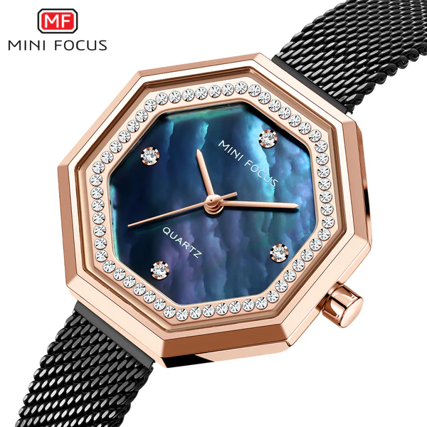 Mother of Pearl Dial Quartz Watch For Ladies MF0304L-05 — 018