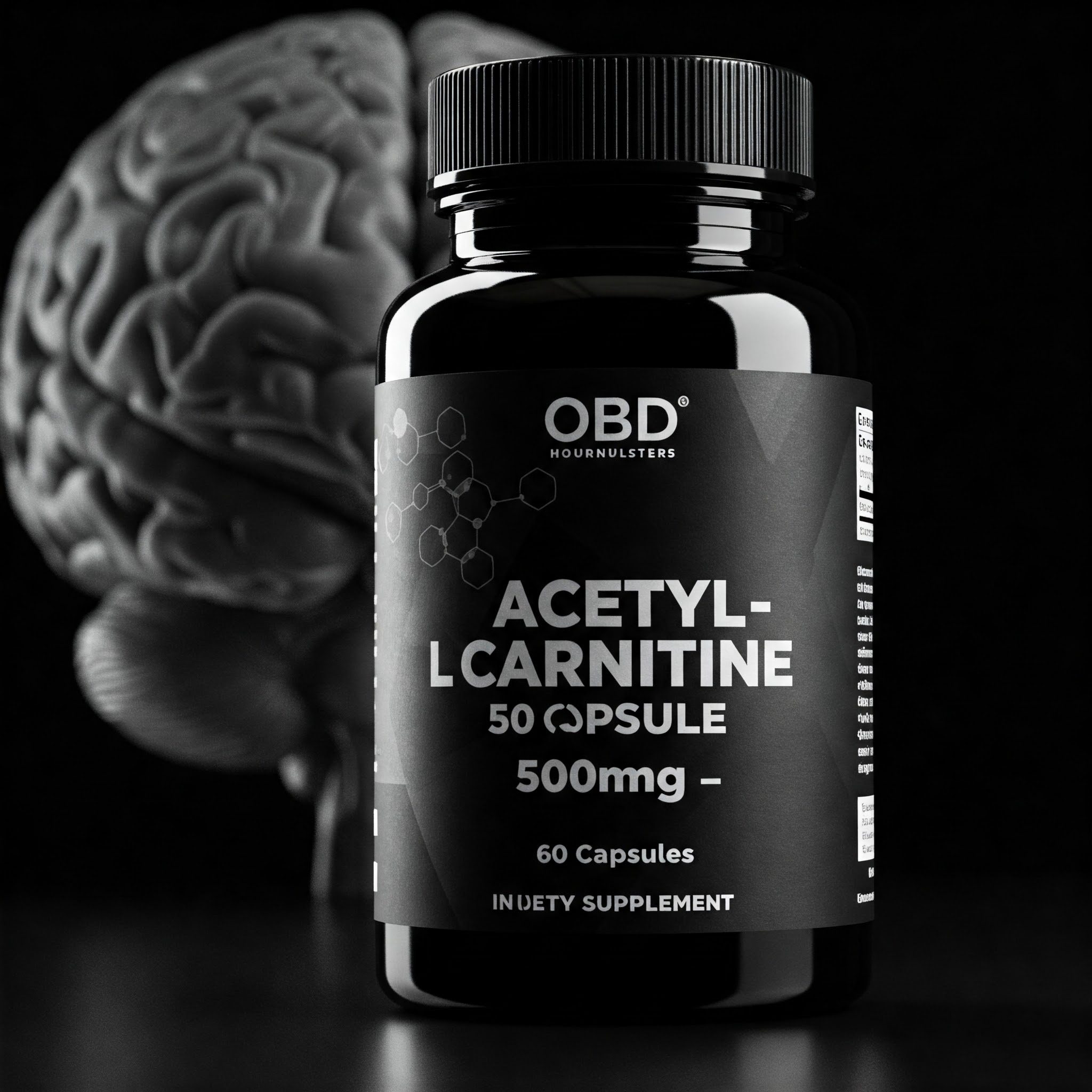 OBD Acetyl L-Carnitine 500mg - 60 Capsules