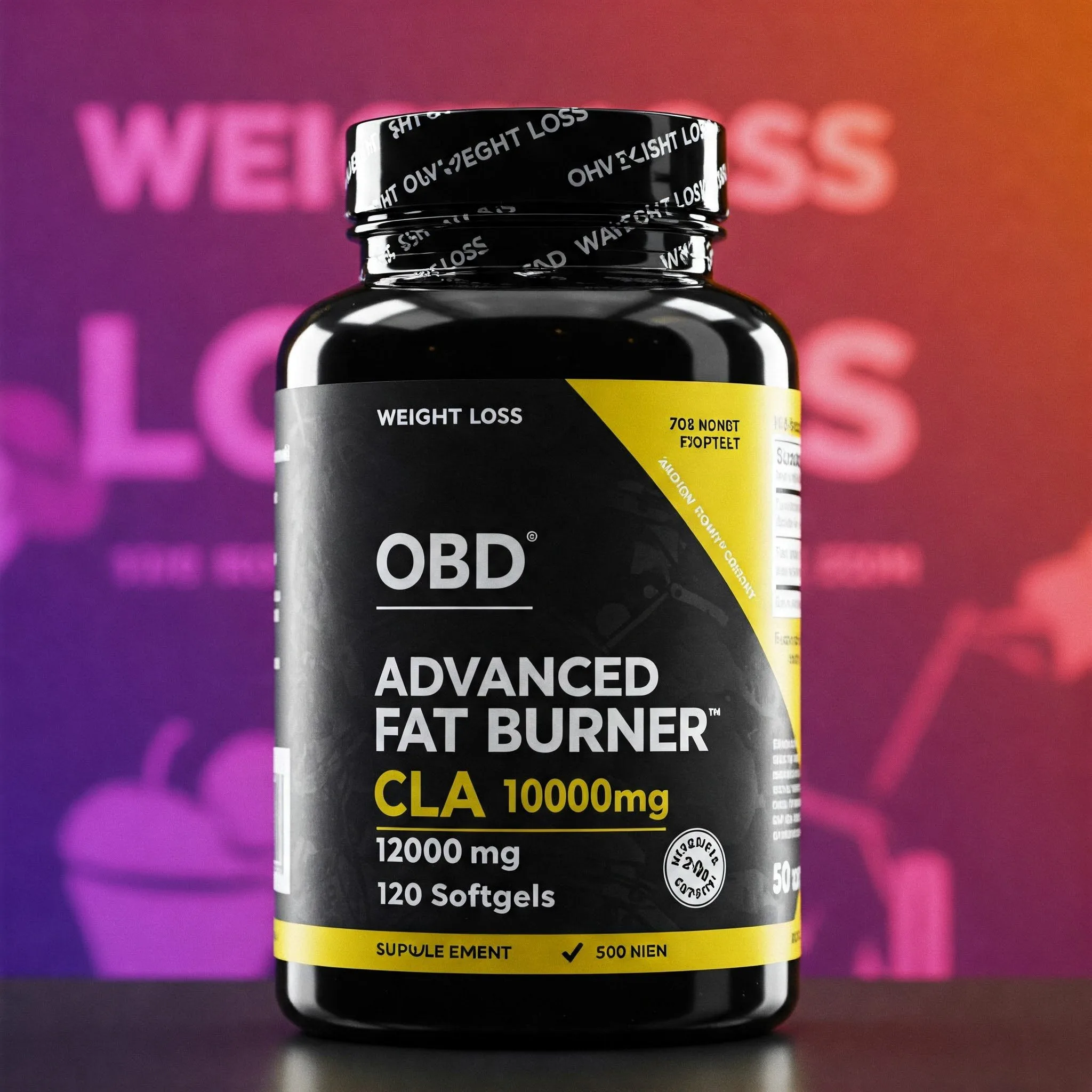 OBD Advanced Fat Burner CLA 10000mg – 120 Softgels