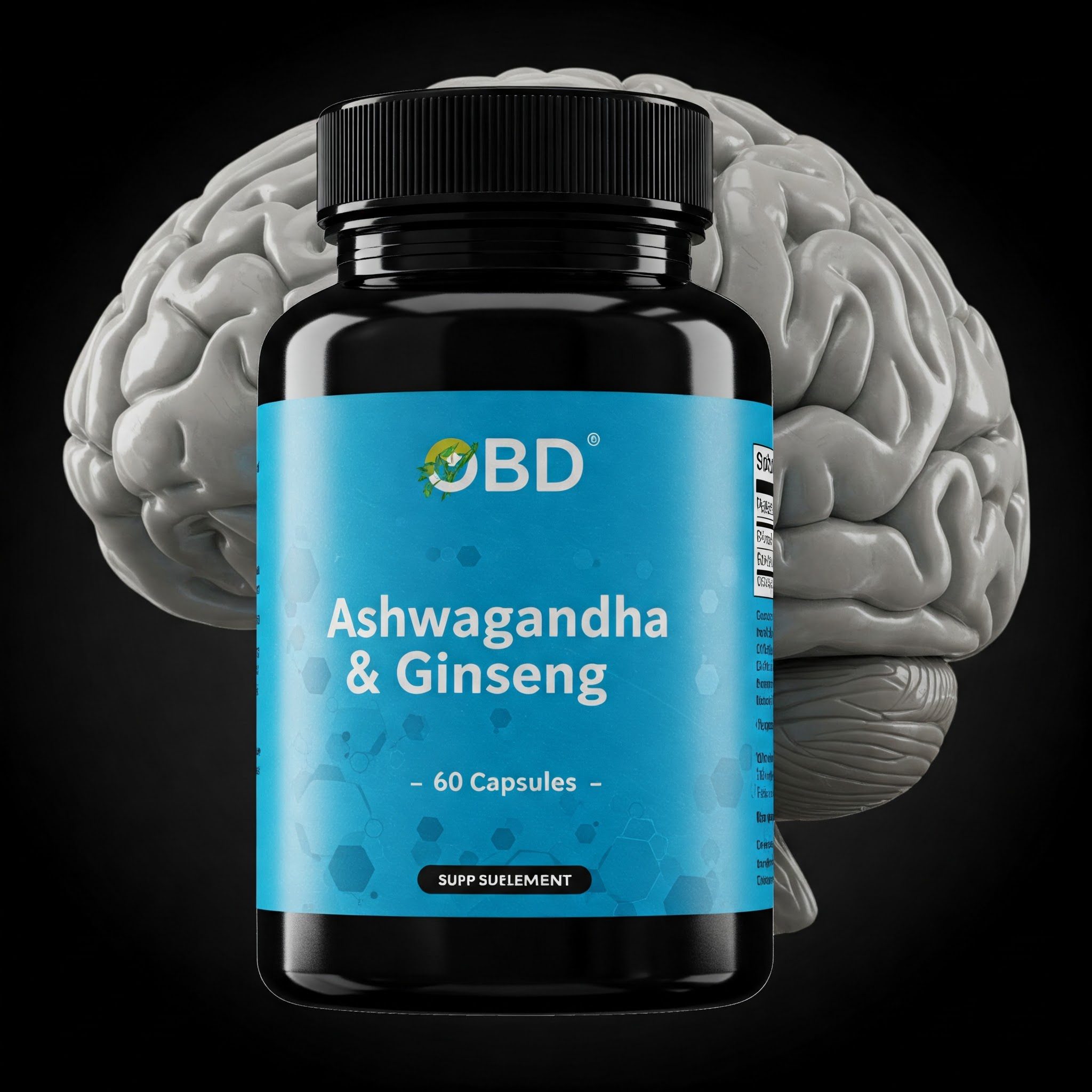 OBD Ashwagandha & Ginseng - 60 Capsules