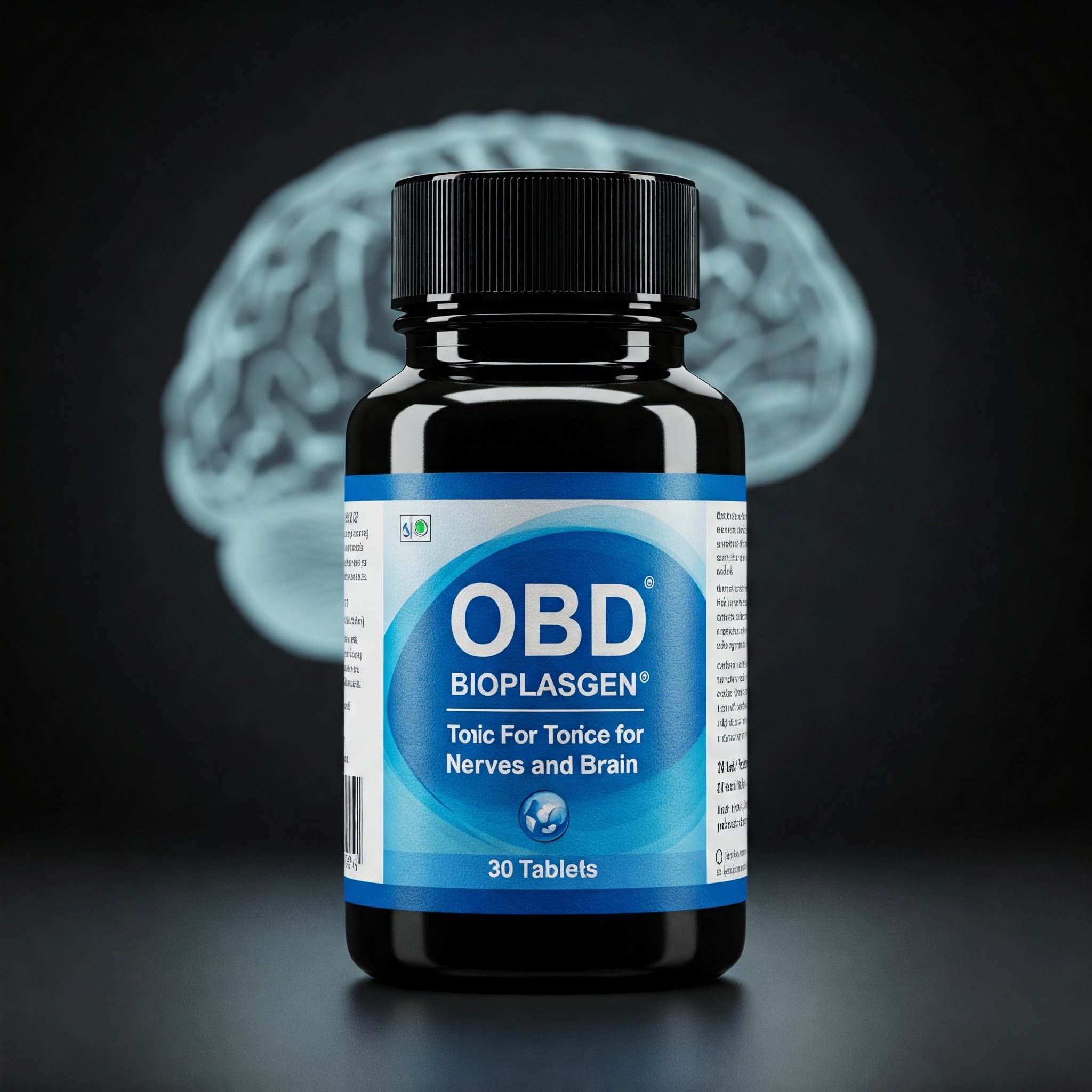 OBD Bioplasgen Tonic for Nerves and Brain - 30 Tablets