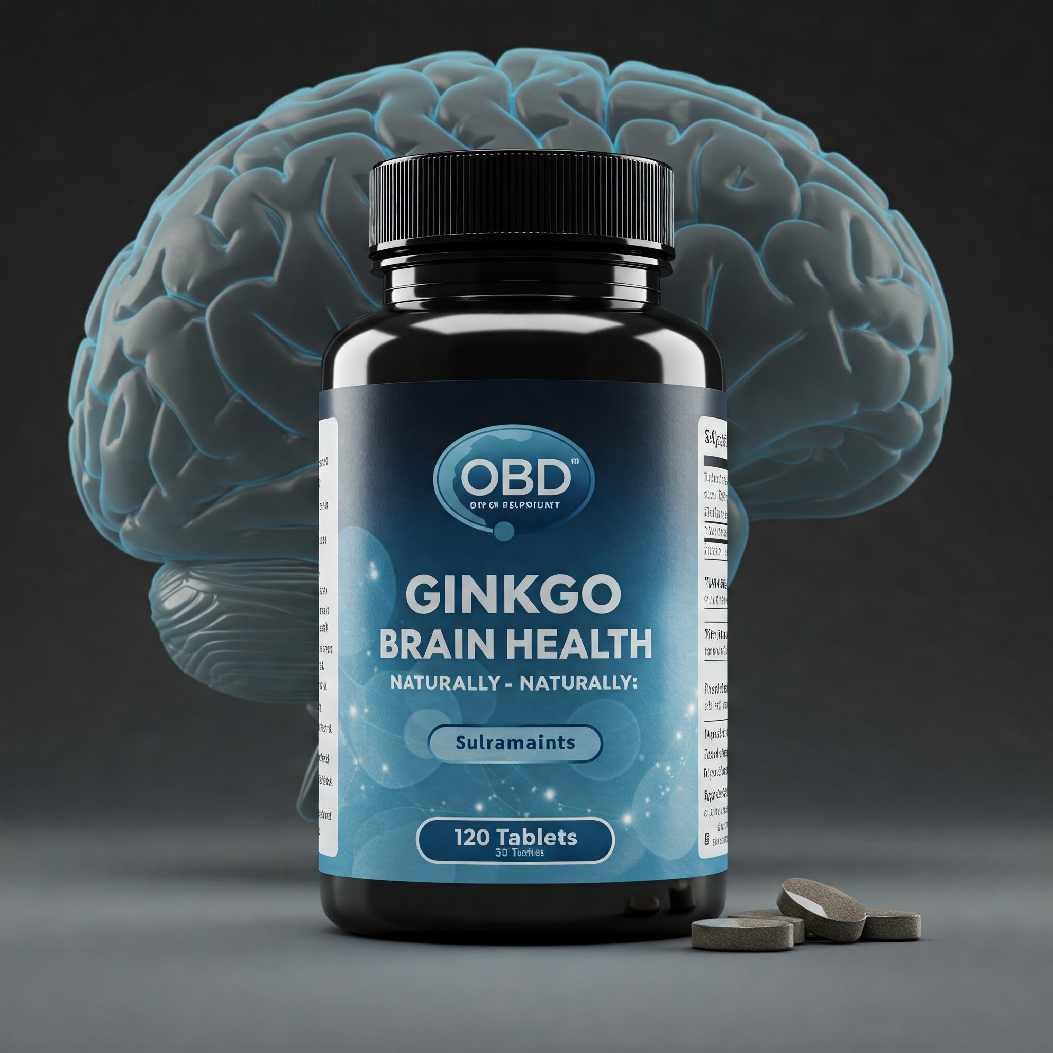 OBD Ginkgo Brain Health Naturally - 120 Tablets