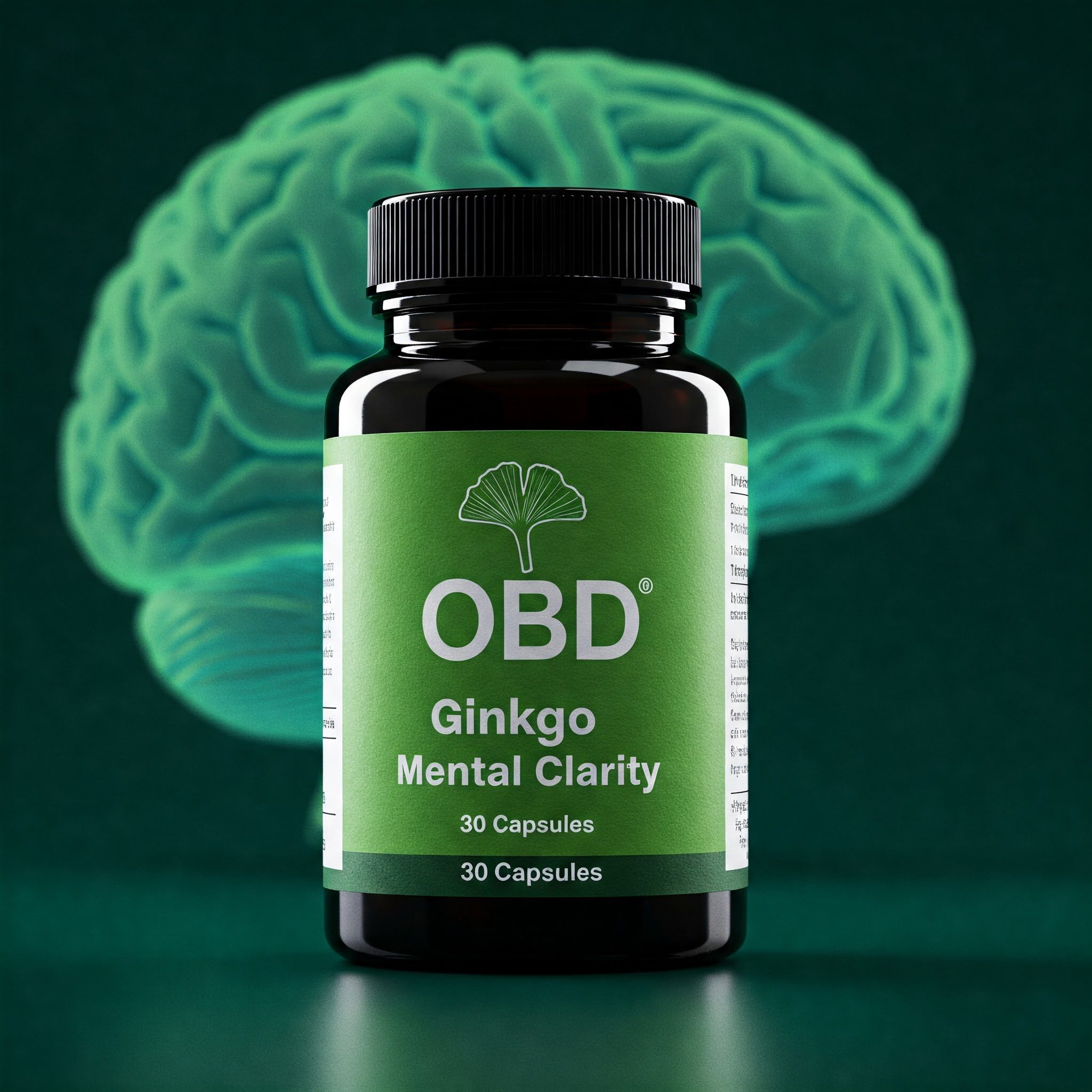 OBD Ginkgo Mental Clarity - 30 Capsules
