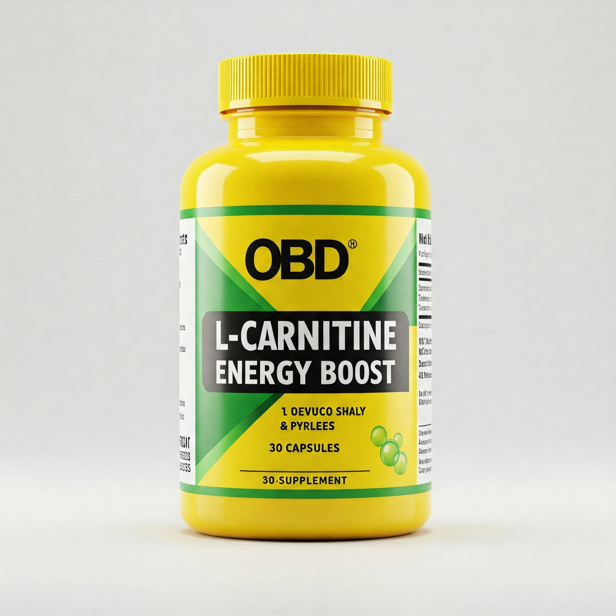 OBD L-Carnitine Energy Boost - 30 Capsules