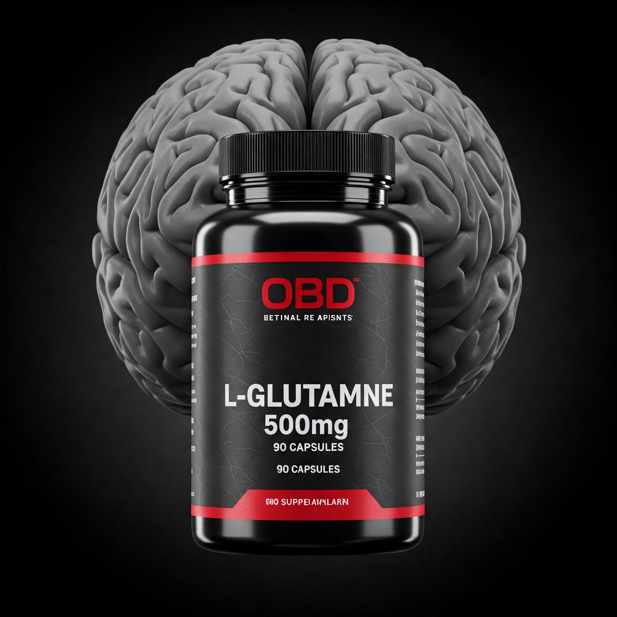 OBD L-Glutamine 500mg - 90 Capsules