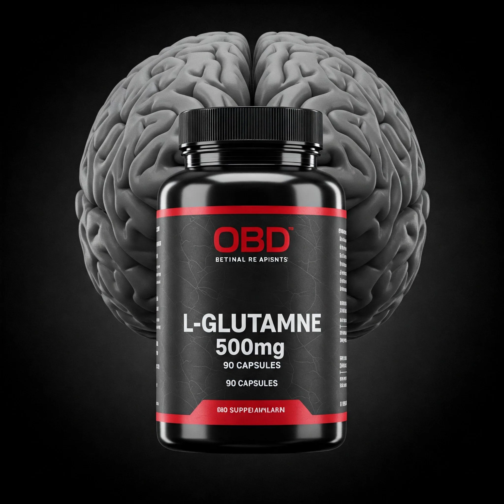 OBD L-Glutamine 500mg - 90 Capsules