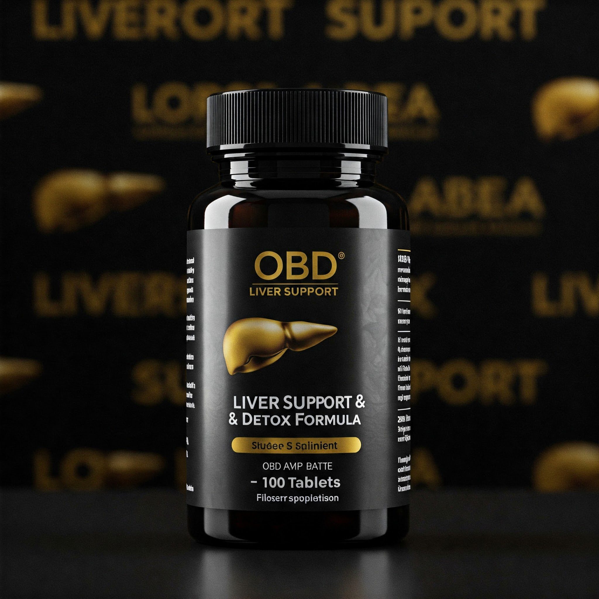 OBD Liver Support & Detox Formula - 100 Tablets