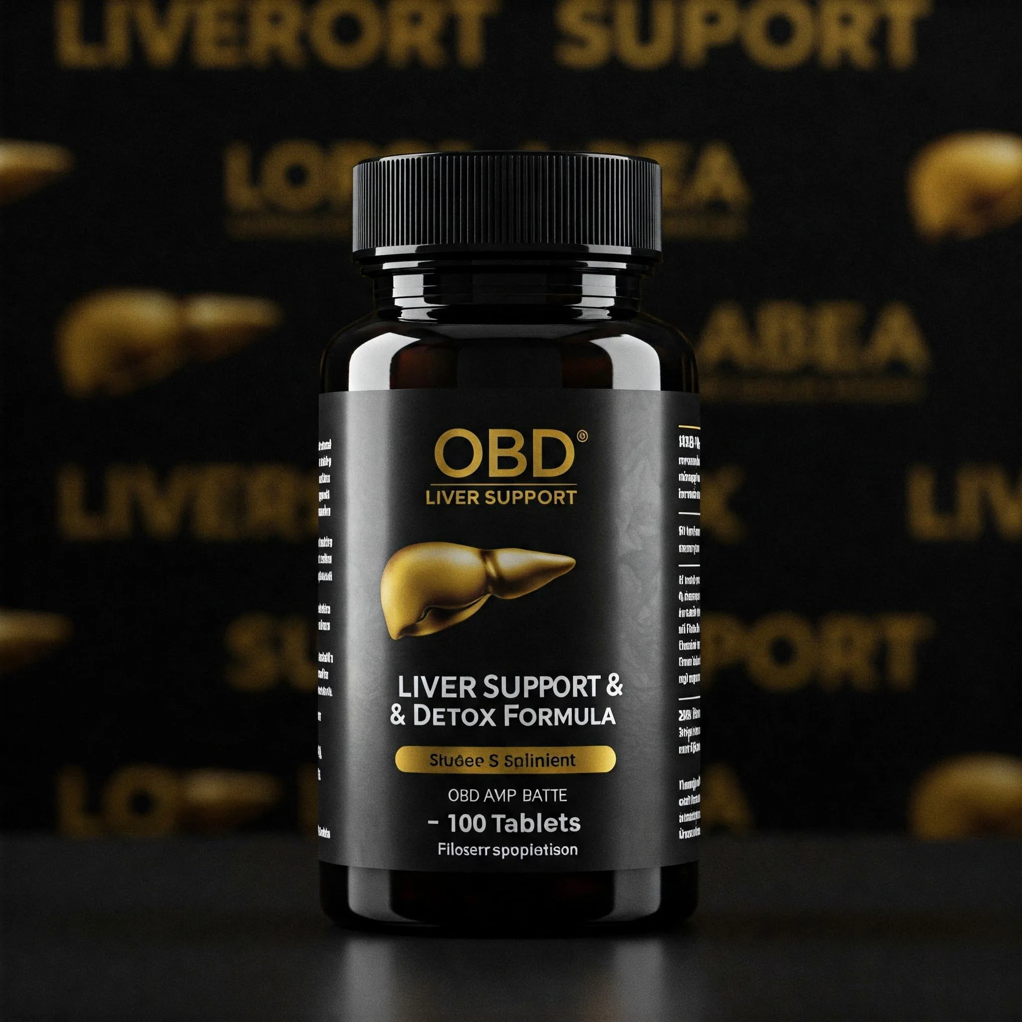 OBD Liver Support & Detox Formula - 100 Tablets