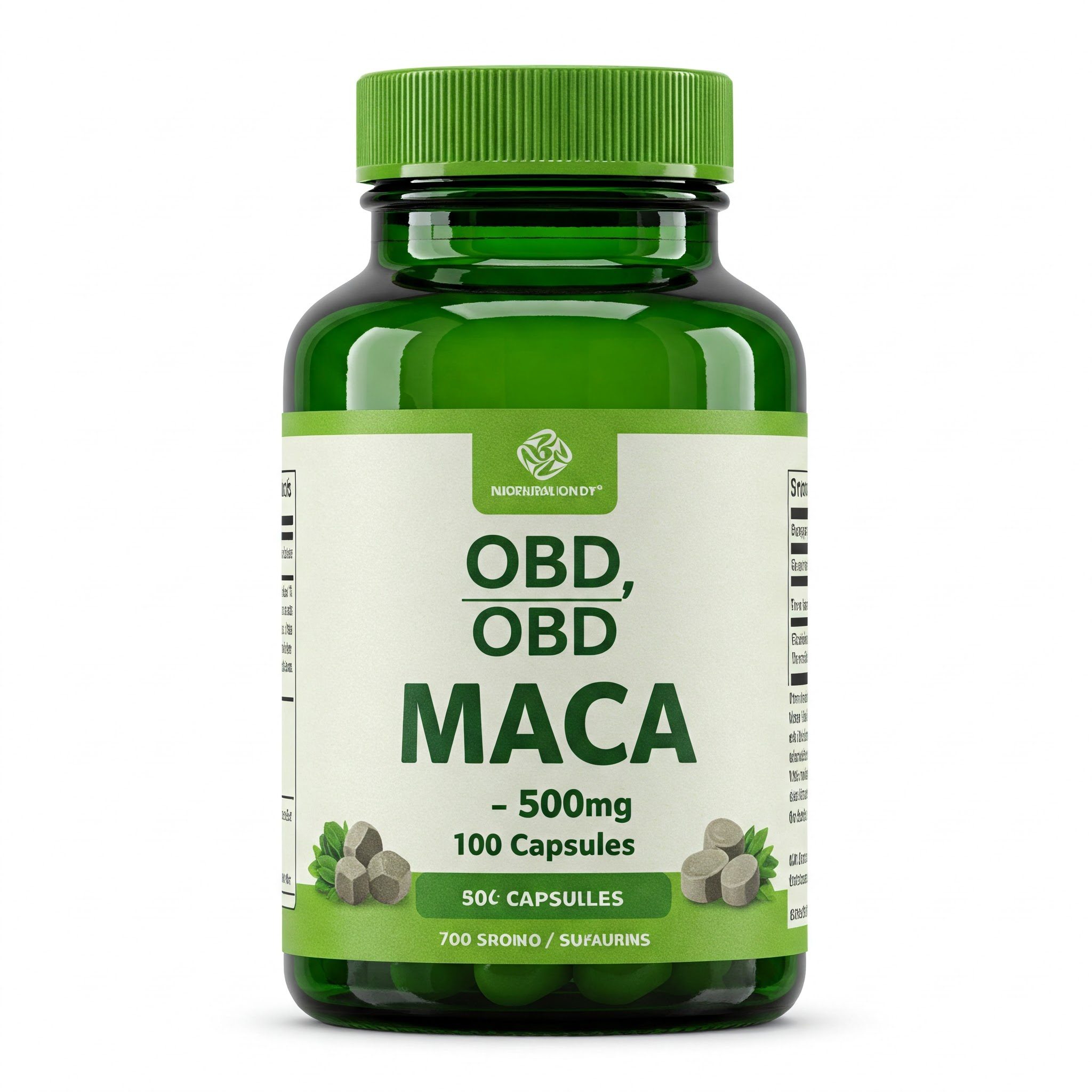 OBD Maca 500mg - 30 Capsules