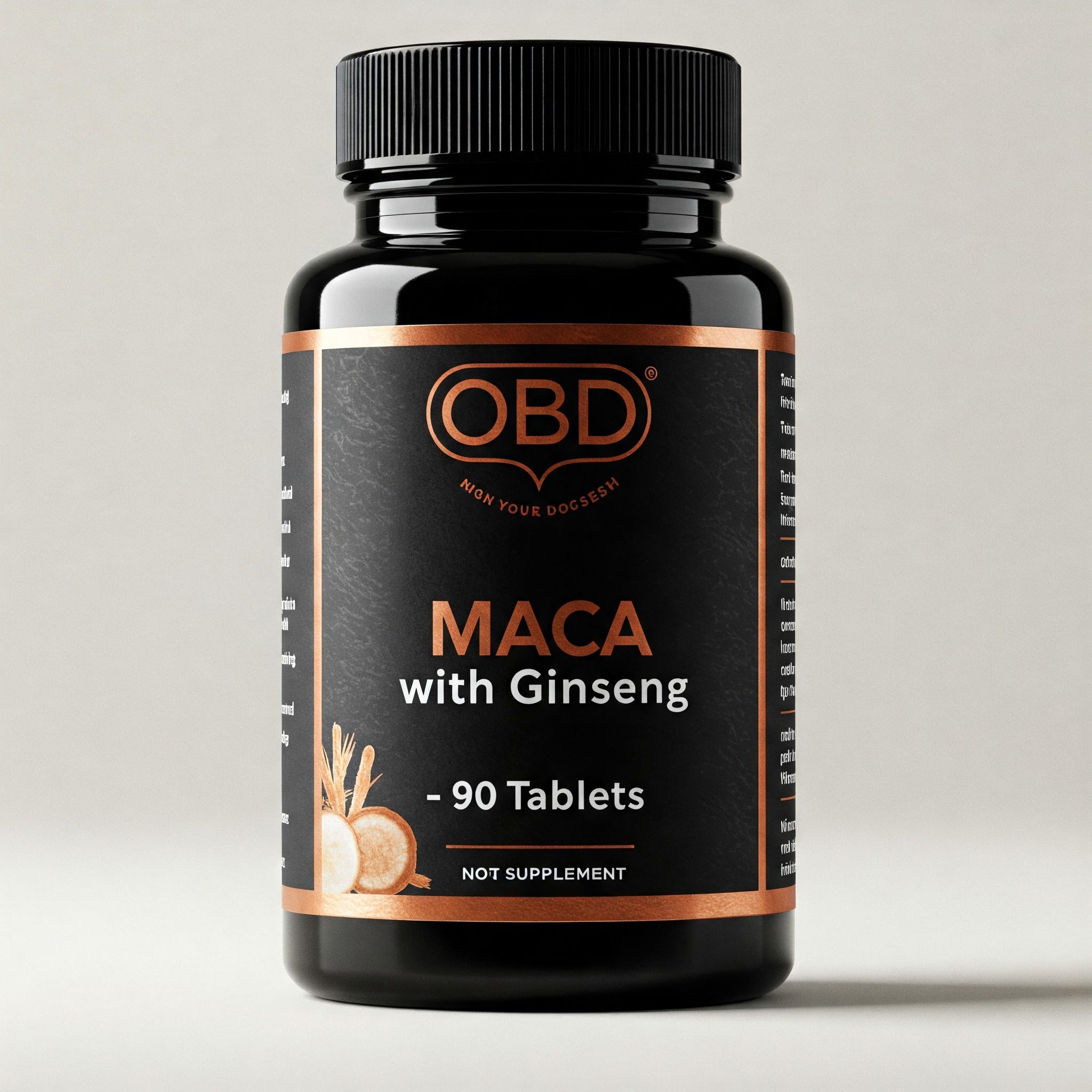 OBD Maca with Ginseng - 90 Tablets