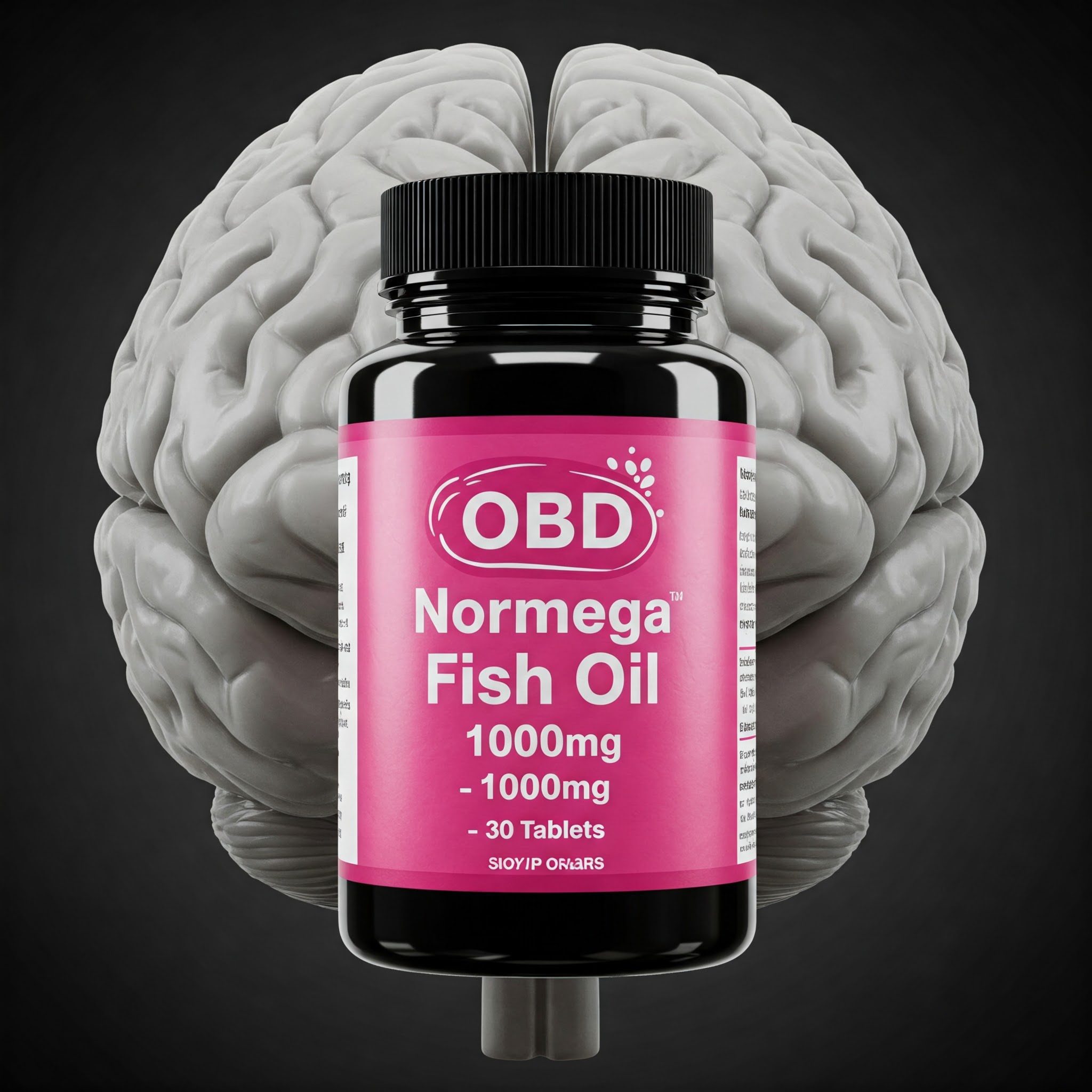 OBD Normega Fish Oil 1000mg - 30 Tablets