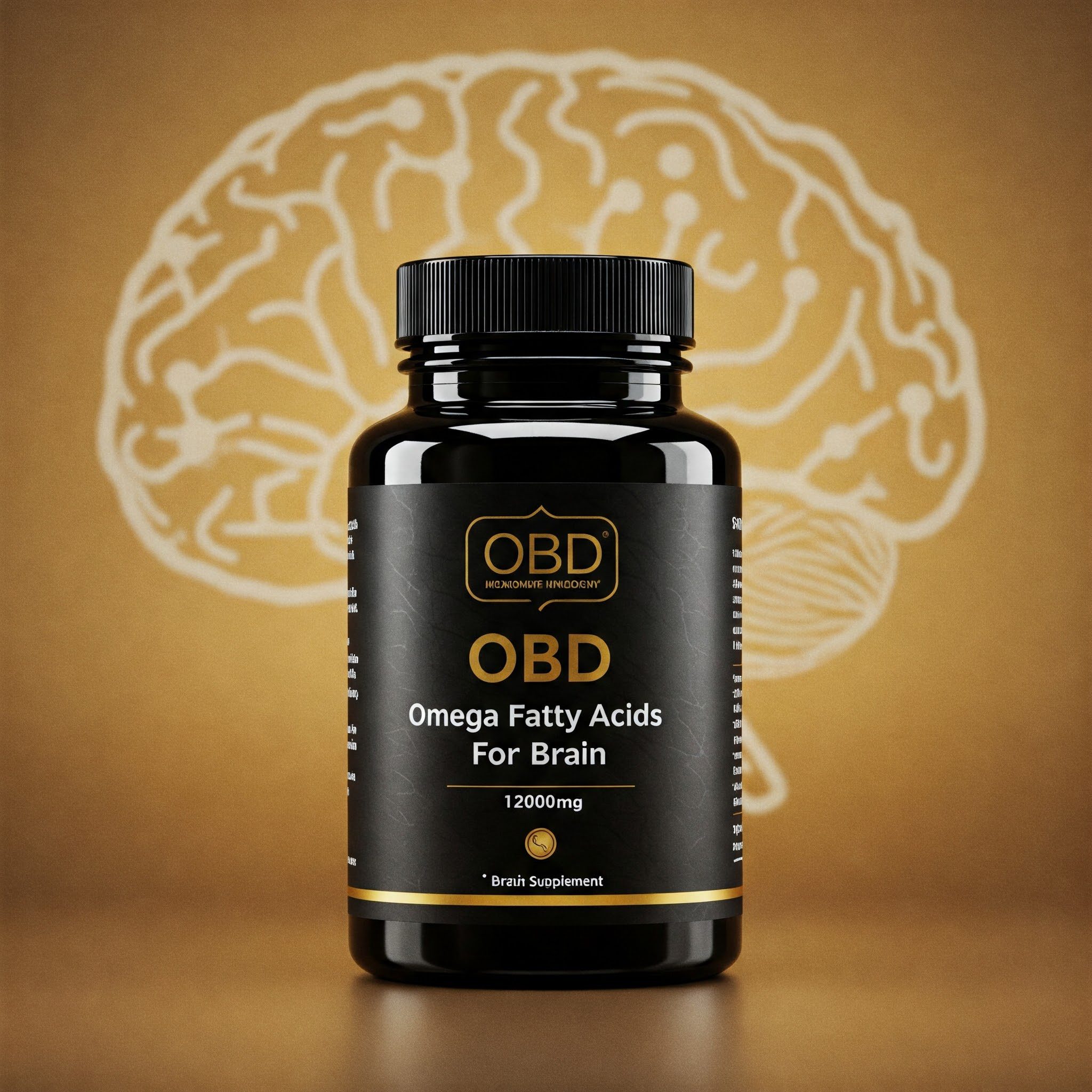 OBD Omega Essential Fatty Acids For Brain - 1200mg
