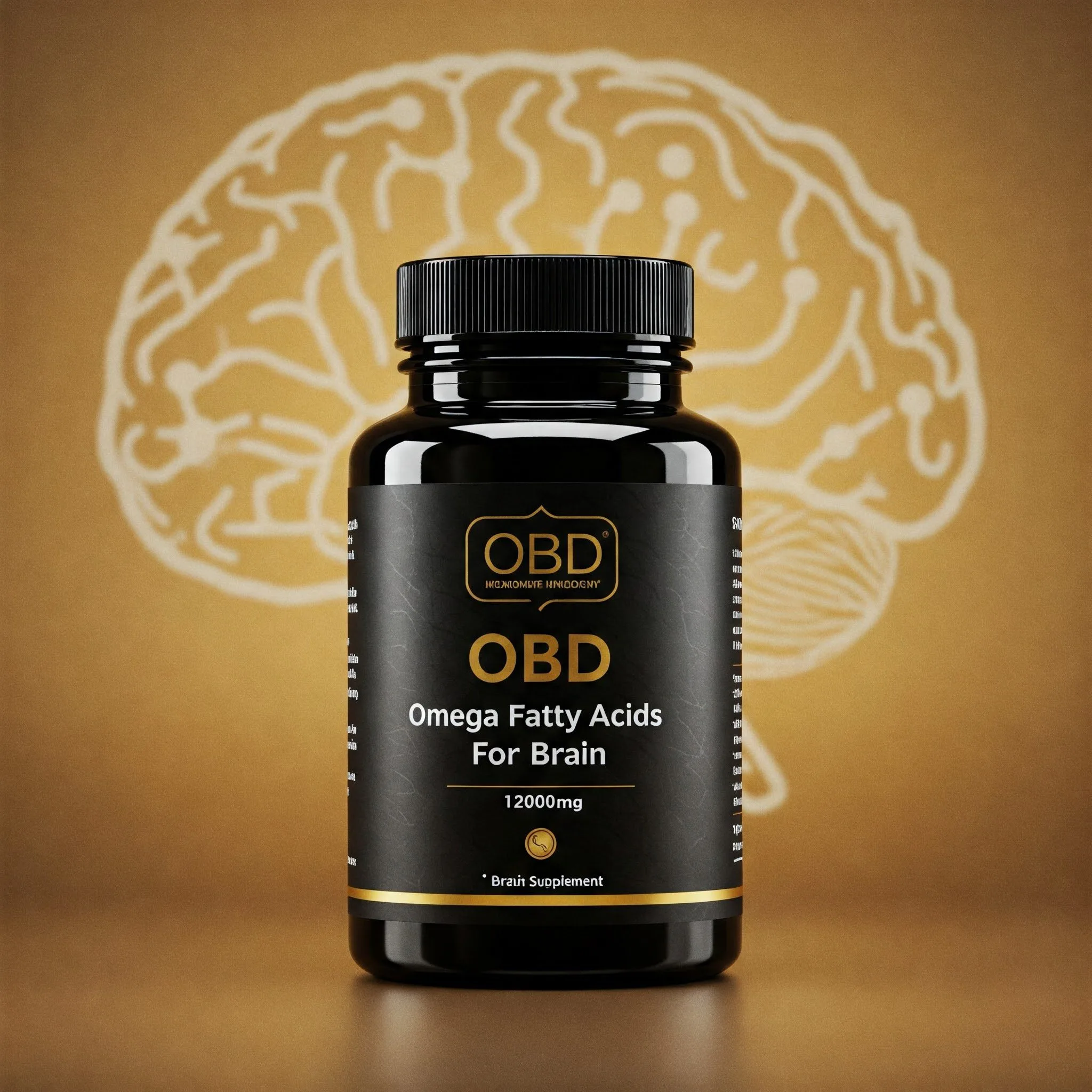 OBD Omega Essential Fatty Acids For Brain - 1200mg