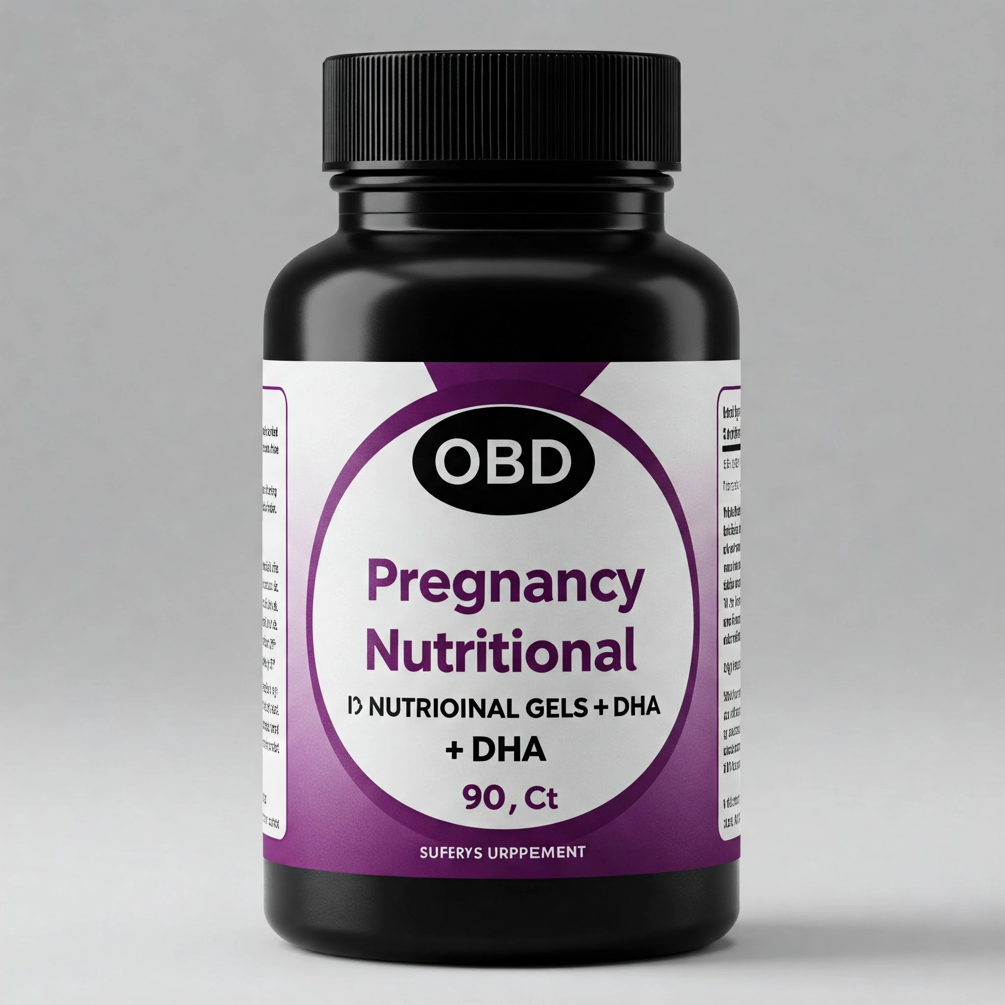 OBD Pregnancy Nutritional Gels + DHA - 90 Ct