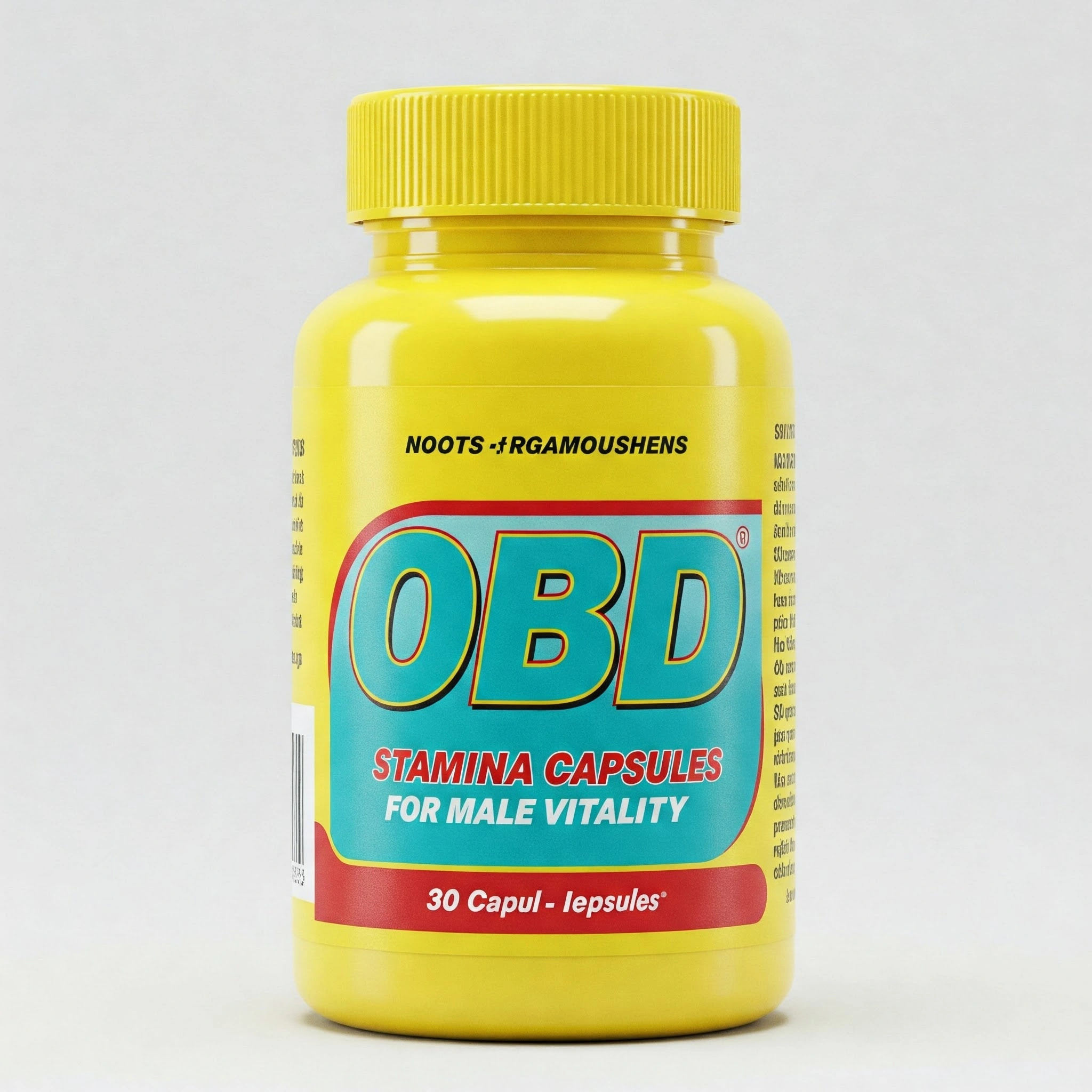 OBD Stamina Capsules for Male Vitality - 30 Capsules