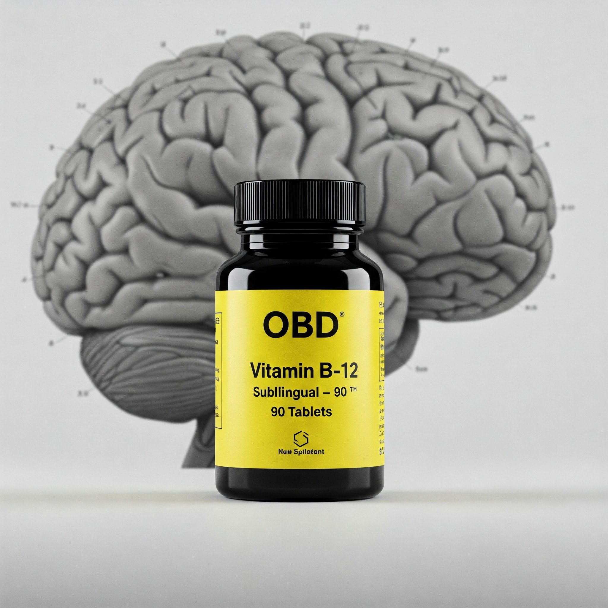 OBD Vitamin B-12 Sublingual - 90 Tablets