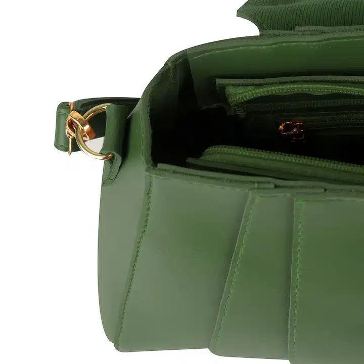 Stylish opal green handbag with comfortable handles for everyday use