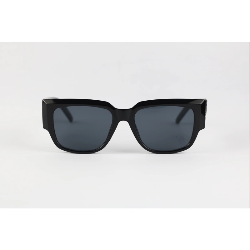 Palm Angels 98036 Gun Black Acetate Rectangle Sunglasses