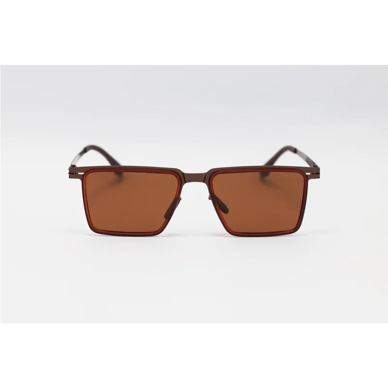 Porsche Design 006 Metal Rectangle Polarized Sunglasses