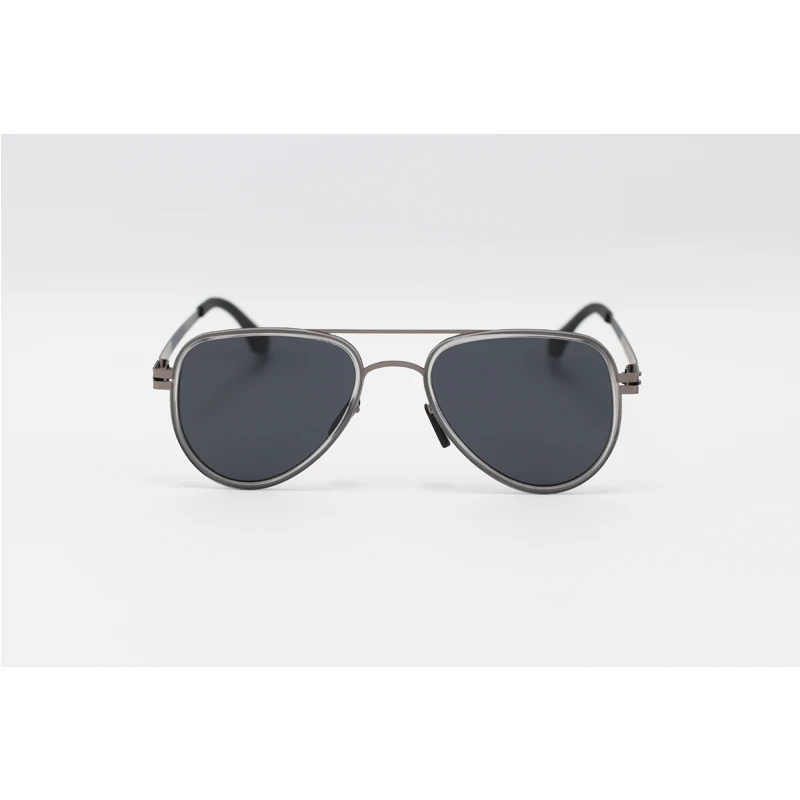 Porsche Design 008 Metal Aviator Polarized Sunglasses