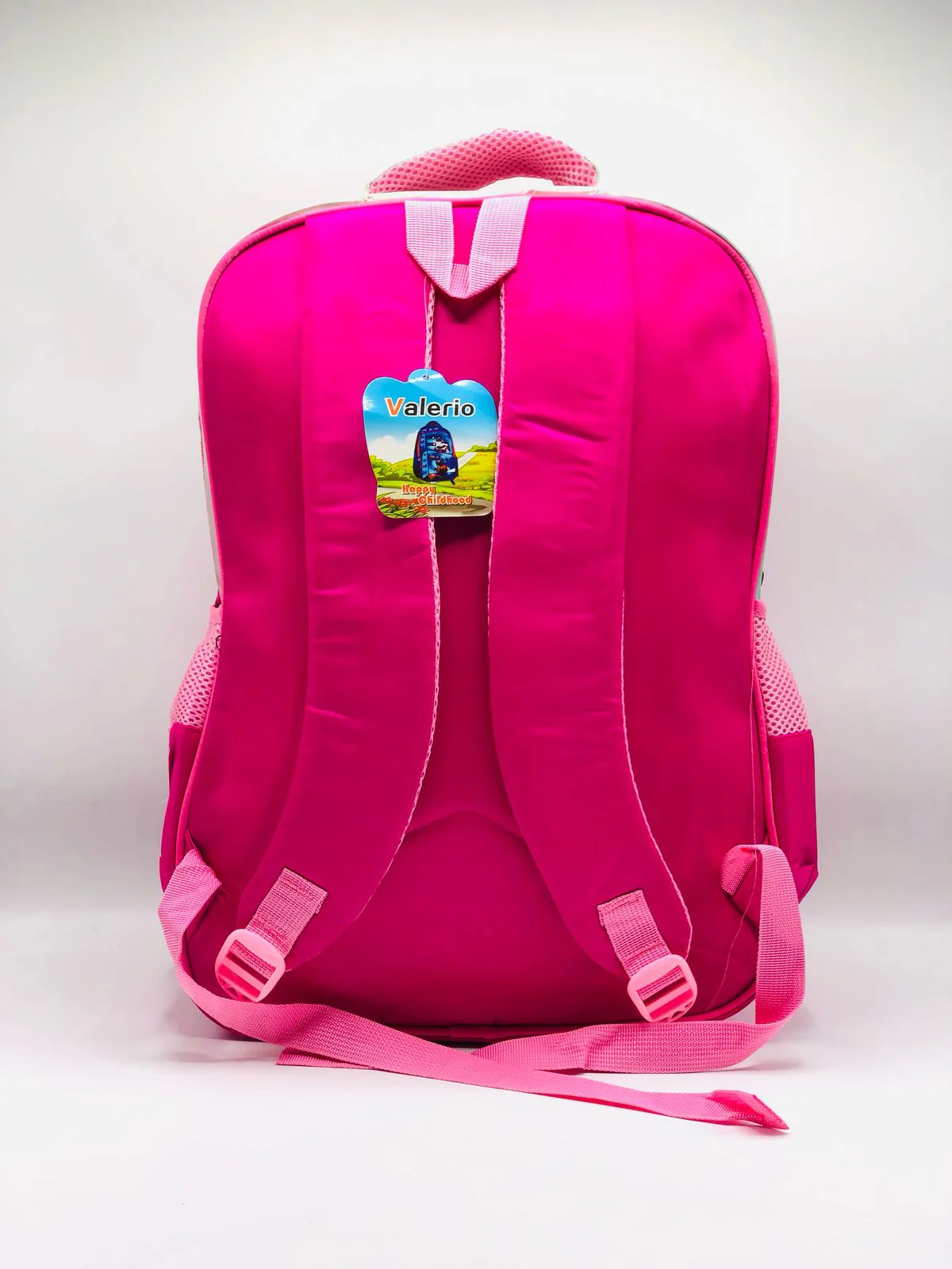 Cute Premium Frozen Fantasy Backpack featuring a magical icy theme, vibrant character design, and spacious compartments for everyday school use.
