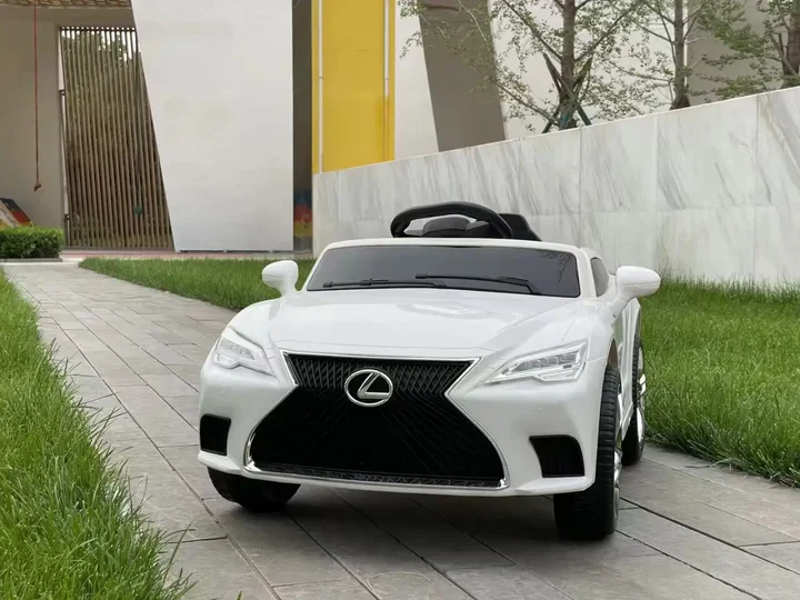 Child friendly Lexus style ride on car supporting balance and motion