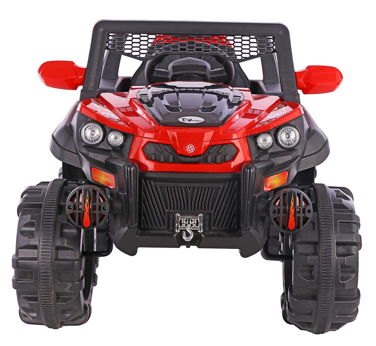 Toddler ride on battery car promoting motor skills and independence