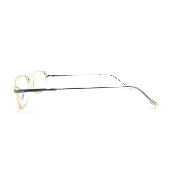 Regal 139 transparent black white square eyeglasses modern eyewear