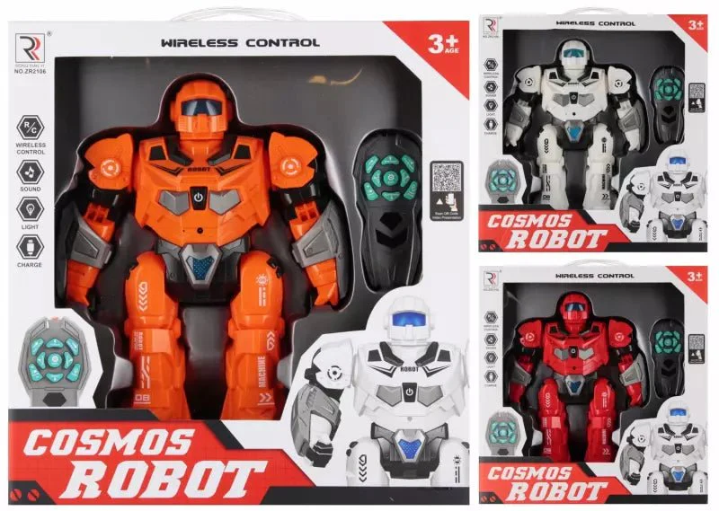 Kids RC robot toy designed for interactive fighting play