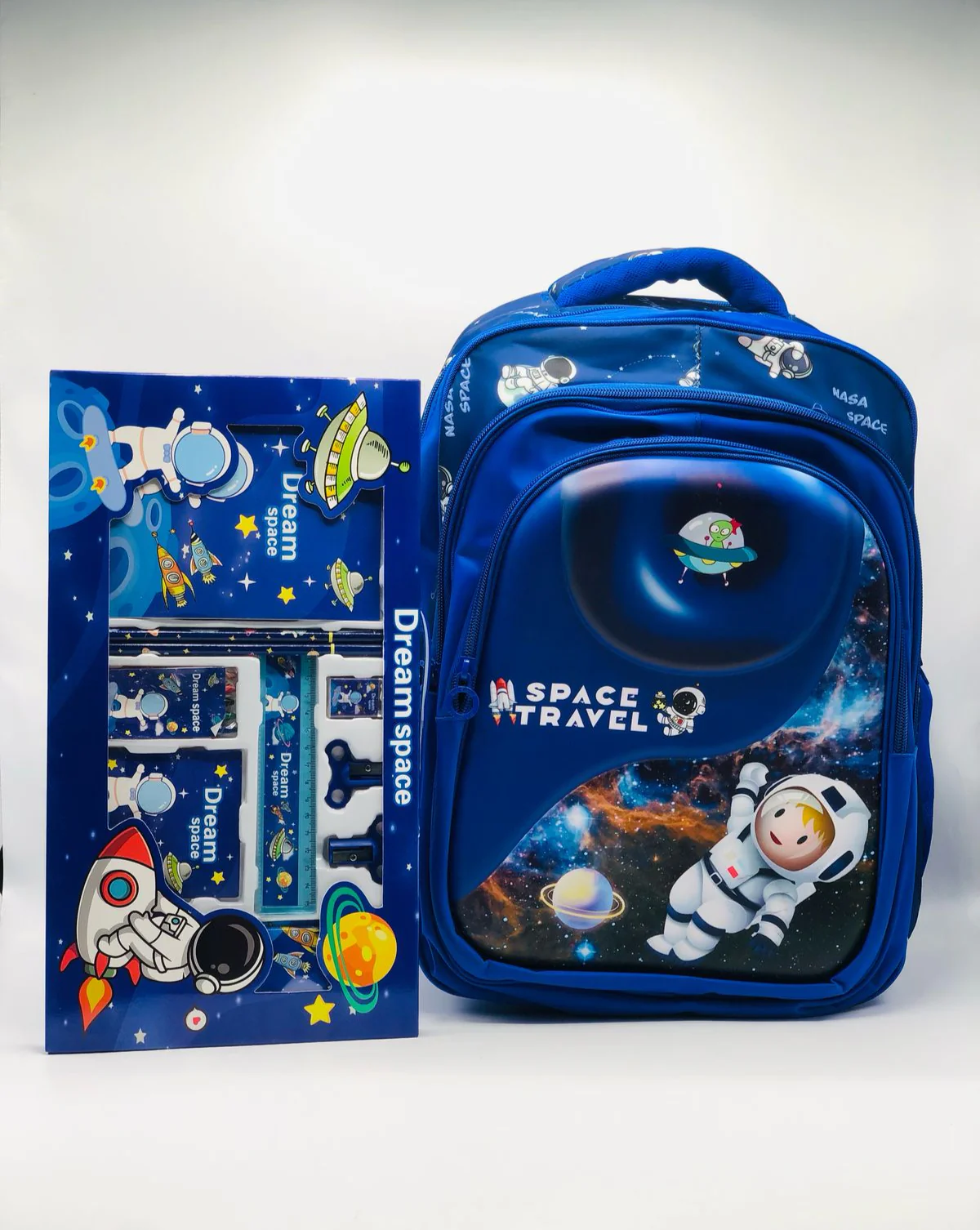 Space Theme 2-in-1 School Set