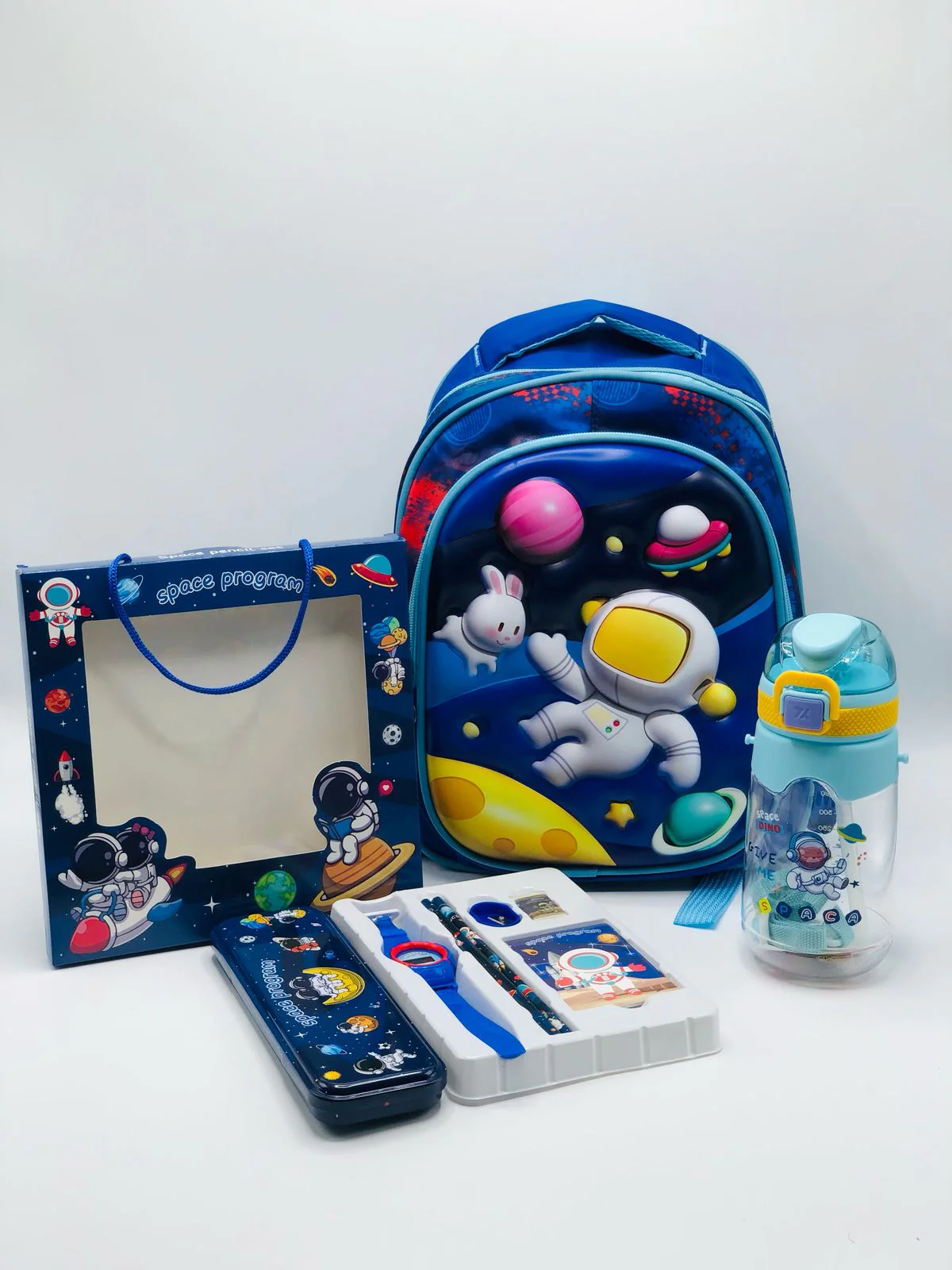 Space Theme 3-in-1 School Set