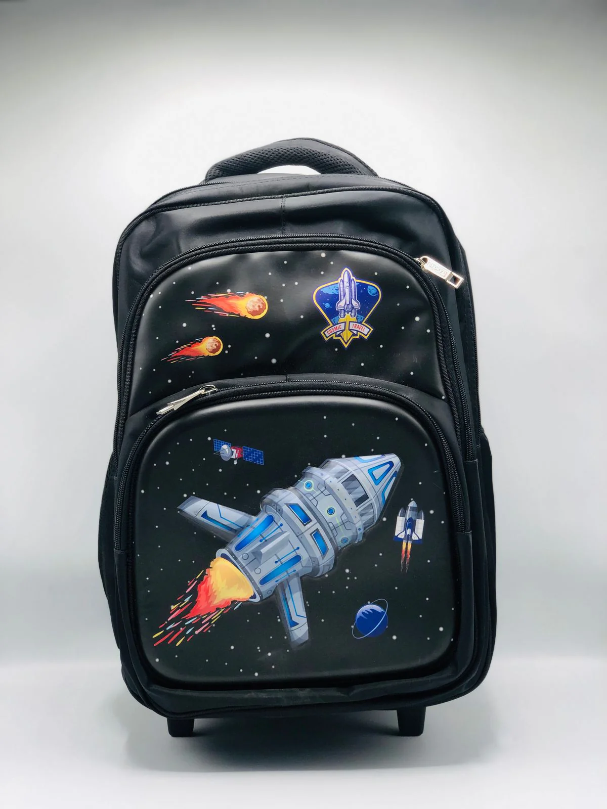 Space-Themed Trolley Backpack