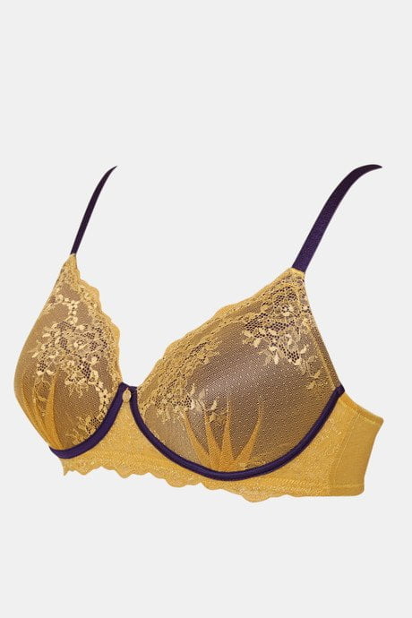 Stir Padded Wirefree Neck Lace Bra