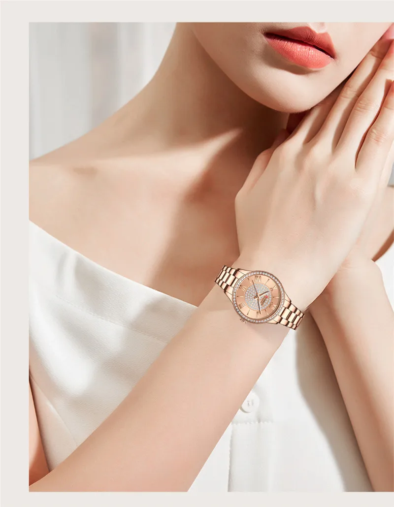 Stunning Curren 9084 Women’s Stainless Steel Watch
