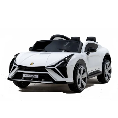 Children’s battery powered sports car with LED lights